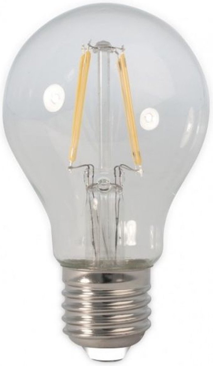 Calex Spherical Ampoule LED Chaude - E27 - 470 Lm - Argent