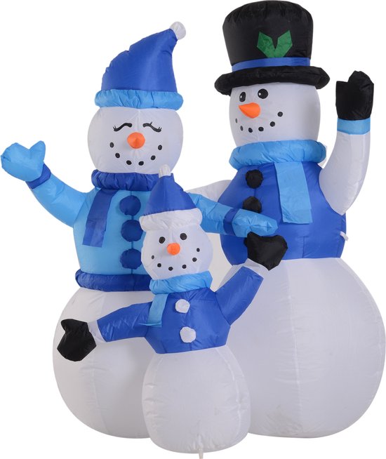 Bonhomme de neige gonflable - Bonhomme de neige - Bonhomme de neige -  Famille -... | bol.com