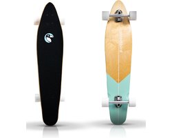foto van Longboard - Cruiser - van Esdoornhout - 100cm - Blauw