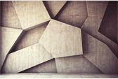 Fotobehang - Concrete Background 375x250cm - Vliesbehang