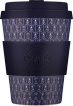 Ecoffee Cup Tsar Bomba PLA - Koffiebeker to Go 350 ml - Paars Siliconen