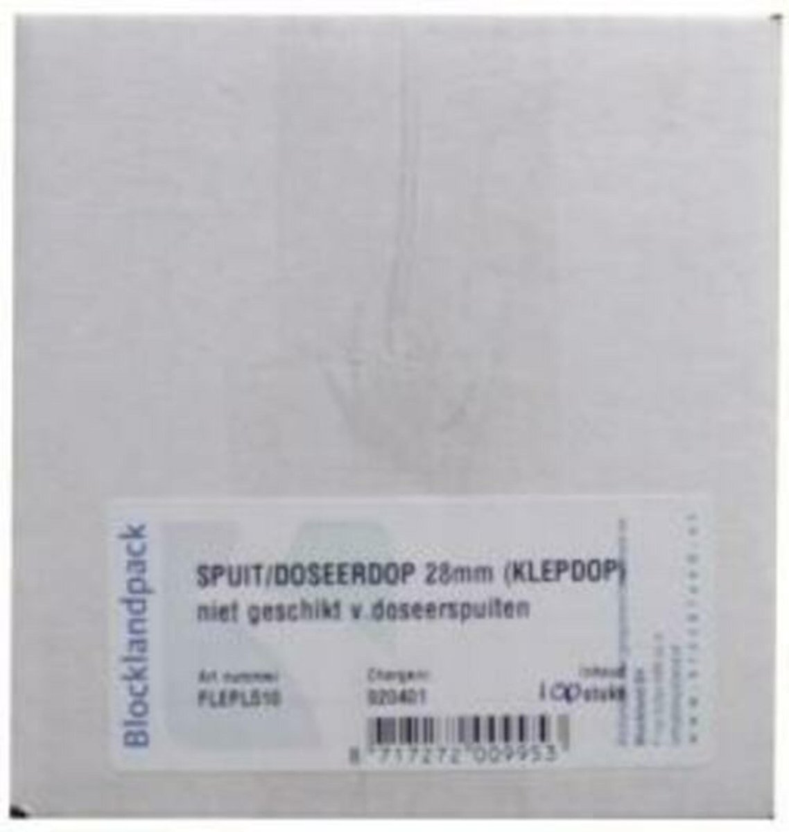Goedkoopste Spuit/Ddop 28Mm Kld Wit60-1000