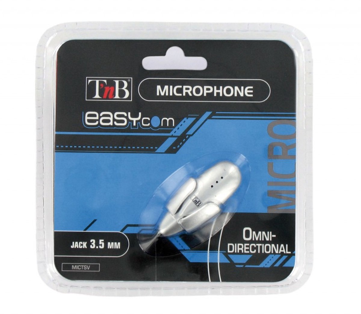 T'nB Easycom PC microphone Bedraad Zilver