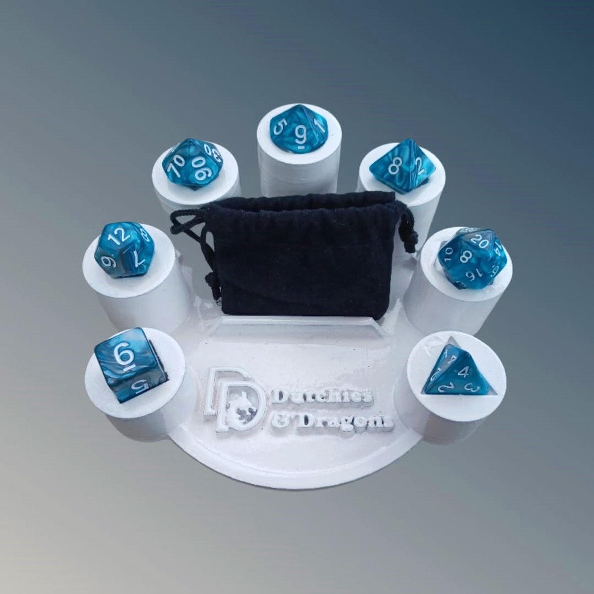 Alkoo Dice Eletui Compatible with DND Dice Role Play as