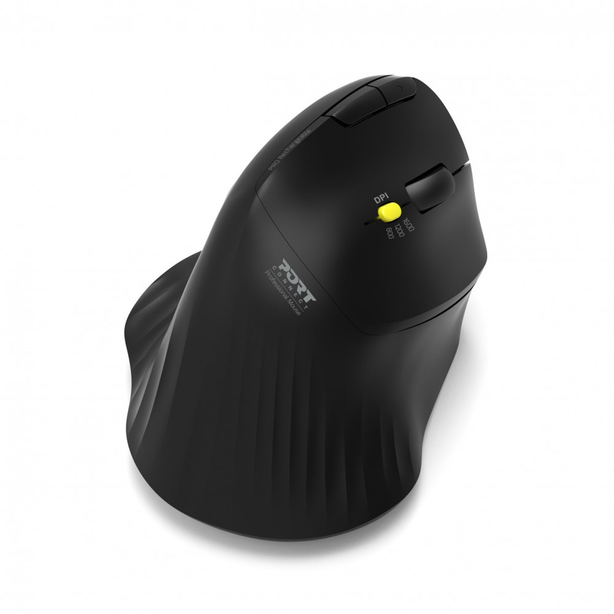 Port Designs Bluetooth wireless & rechargeable ergonomic mouse with trackball - Muis