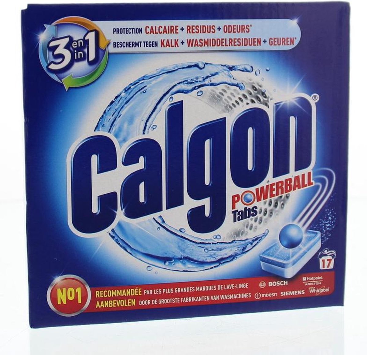 Calgon Tablettes de détartrage 2 en 1 pour Machines à laver - 17 comprimés  | bol.com