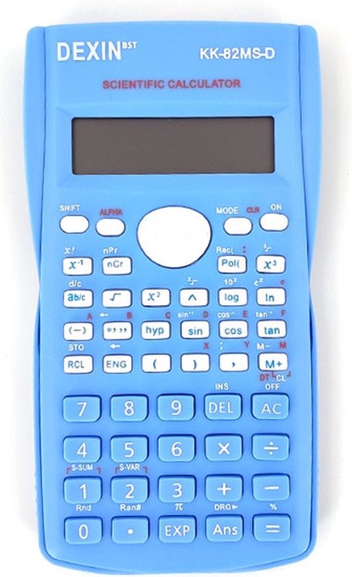 Calculatrice Scientifique - Calculatrice Mathématiques Lycée - Couleur Bleu  | bol