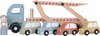 foto van Little Dutch Houten Truck Oplegger 4 Voertuigen