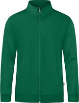 Jako Doubletex Sweaterjas Heren - Groen | Maat: M