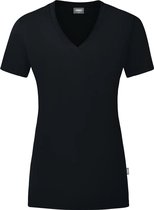 Jako Organic T-Shirt Dames - Zwart | Maat: 36