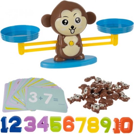 Montessori - Speelgoed Wiskunde - Rekenen - Ik leer rekenen - Rekenspelletjes voor kinderen - Educatief speelgoed 2 jaar - Educatief speelgoed 4 jaar - Educatief speelgoed 3 jaar - Educatief speelgoed - Leren rekenen - Leren tellen - Cijfers leren