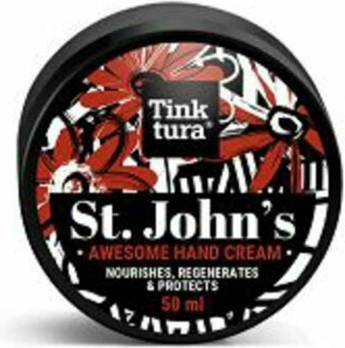 Tinktura - St. Johns - handcrème - Droge handen - Voedend- verzorgend - Zonnebloemolie - Druivenpitolie -Shea boter - Cacaoboter