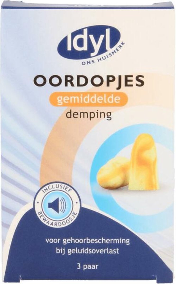 Goedkoopste Idyl Oordopjes gemiddelde demping 3paar
