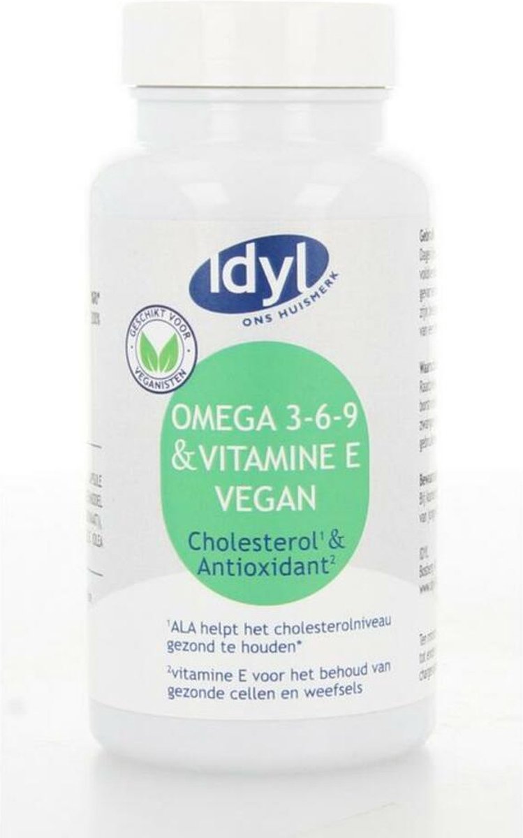 Idyl Omega 3-6-9 & Vitamine E vegan 90ca