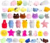 foto van fidget toys - mochi Squishy - pakket van 10 stuks - squishy dieren - animal - mochies