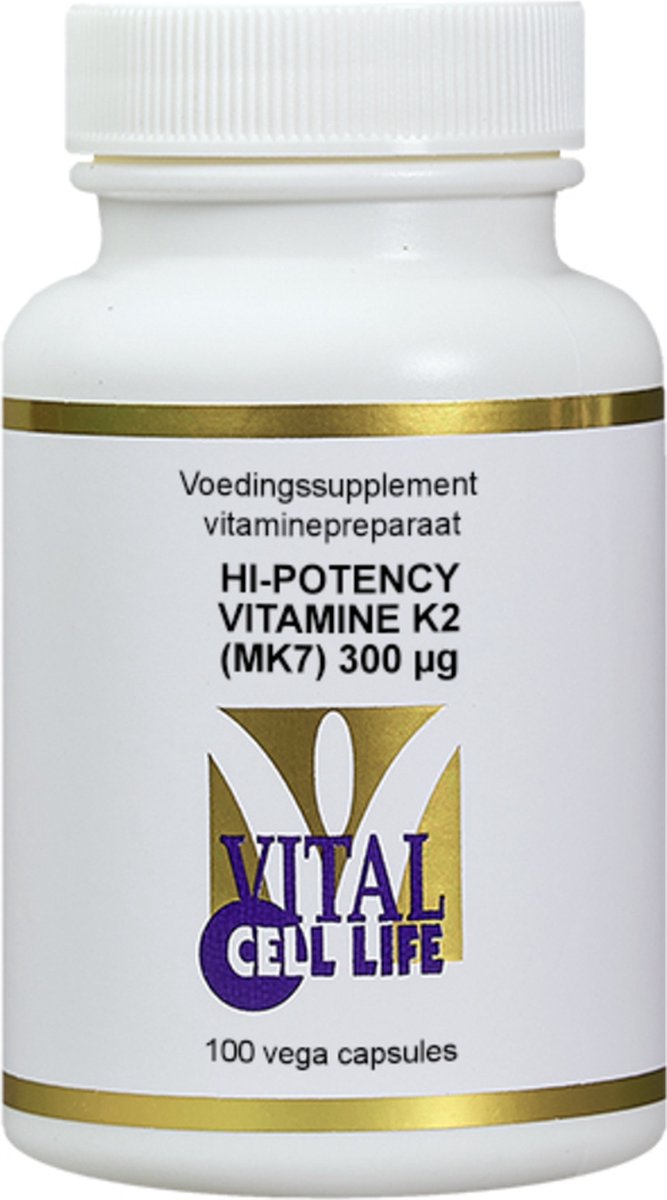 Vital Cell Life Vitamin K2 300 mcg hi potency 100ca