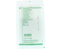 Curapor Transparant 10 X 20 Cm Steriel (1 stuk)