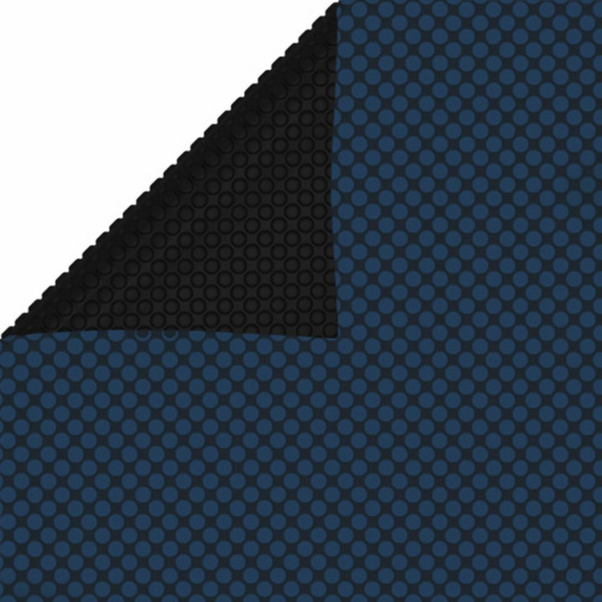 vidaXL - Zwembadfolie - solar - drijvend - 450x220 - cm - PE - zwart - en - blauw
