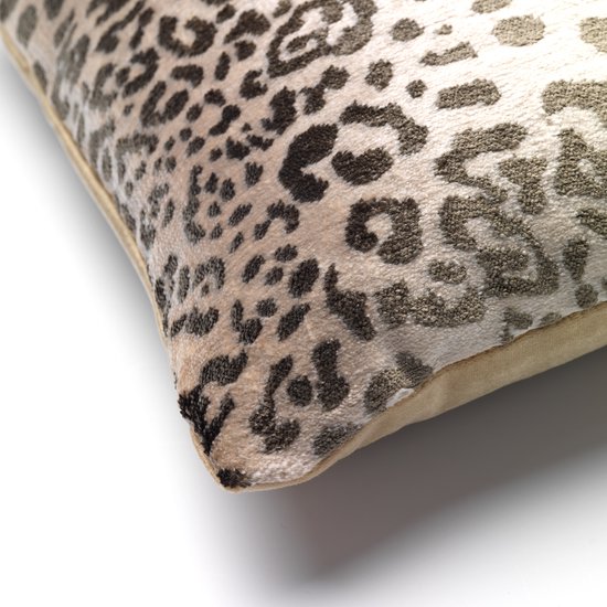 LEONELLE | Coussin 30x50 cm | Beige | Hoii | Comprend un rembourrage en plumes GRS