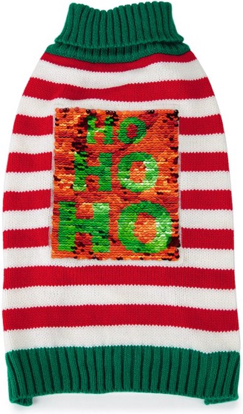 Beeztees Kersttrui HoHoHo - Hondenkleding - Maat M - 33 cm