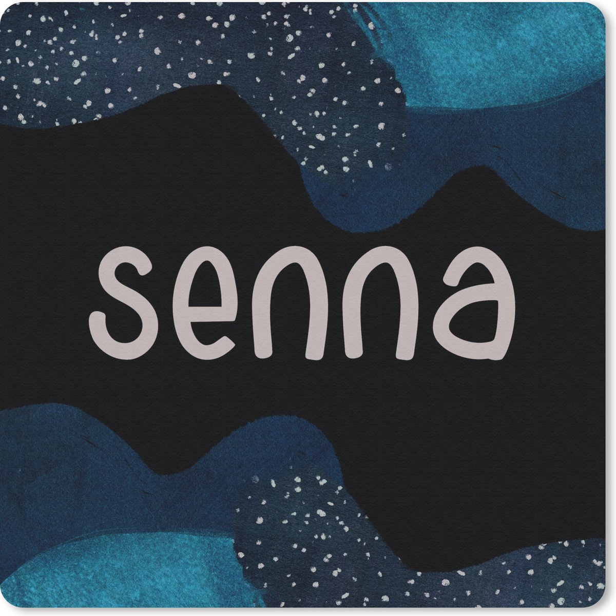 Muismat - Mousepad - Senna - Pastel - Meisje - 30x30 cm - Muismatten