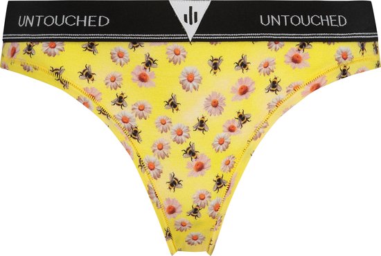 Untouched - String Dames - Lingerie - Opvallende Fotoprint - Daisy Bee - Maat XS