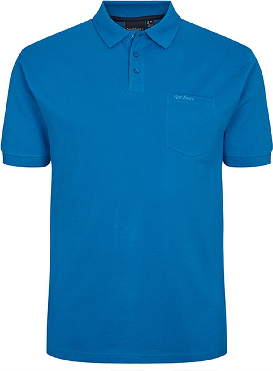 North 56°4 Polo's | Lichtblauw | 3XL | 2-Pack | 3 Knopen