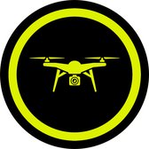 Drone Landing Mat Droneaccessoires diameter 65cm neon