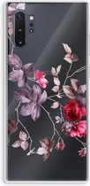 Case Company® - Hoesje geschikt voor Samsung Galaxy Note 10 Plus hoesje - Mooie bloemen - Soft Cover Telefoonhoesje - Bescherming aan alle Kanten en Schermrand