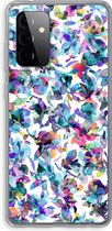 Case Company® - Hoesje geschikt voor Samsung Galaxy A72 hoesje - Hibiscus Flowers - Soft Cover Telefoonhoesje - Bescherming aan alle Kanten en Schermrand