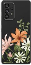 Case Company® - Hoesje geschikt voor Samsung Galaxy A53 5G hoesje - Floral bouquet - Soft Cover Telefoonhoesje - Bescherming aan alle Kanten en Schermrand