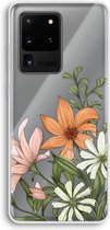 Case Company® - Hoesje geschikt voor Samsung Galaxy S20 Ultra hoesje - Floral bouquet - Soft Cover Telefoonhoesje - Bescherming aan alle Kanten en Schermrand