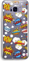 Case Company® - Hoesje geschikt voor Samsung Galaxy S8 hoesje - Pow Smack - Soft Cover Telefoonhoesje - Bescherming aan alle Kanten en Schermrand