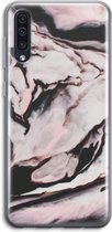 Case Company® - Hoesje geschikt voor Samsung Galaxy A50 hoesje - Roze stroom - Soft Cover Telefoonhoesje - Bescherming aan alle Kanten en Schermrand