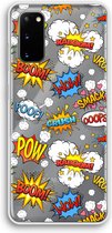 Case Company® - Hoesje geschikt voor Samsung Galaxy S20 hoesje - Pow Smack - Soft Cover Telefoonhoesje - Bescherming aan alle Kanten en Schermrand