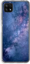 Case Company® - Hoesje geschikt voor Samsung Galaxy A22 5G hoesje - Nebula - Soft Cover Telefoonhoesje - Bescherming aan alle Kanten en Schermrand