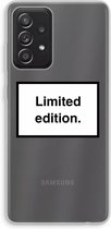 Hoesje geschikt voor Samsung Galaxy A52s 5G hoesje - Limited edition - Soft Cover Telefoonhoesje - Bescherming aan alle Kanten en Schermrand