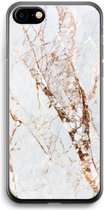 Case Company® - Hoesje geschikt voor iPhone SE 2020 hoesje - Goud marmer - Soft Cover Telefoonhoesje - Bescherming aan alle Kanten en Schermrand