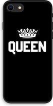 Case Company® - Hoesje geschikt voor iPhone 7 hoesje - Queen zwart - Biologisch Afbreekbaar Telefoonhoesje - Bescherming alle Kanten en Schermrand