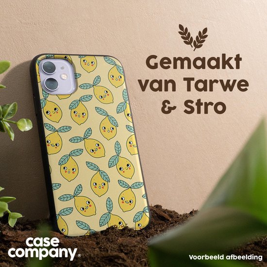 Case Company® - Hoesje geschikt voor iPhone 13 hoesje - Citroenen - Biologisch Afbreekbaar Telefoonhoesje - Bescherming alle Kanten en Schermrand