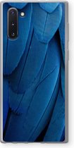 Hoesje geschikt voor Samsung Galaxy Note 10 hoesje - Pauw - Soft Cover Telefoonhoesje - Bescherming aan alle Kanten en Schermrand