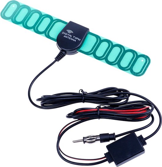 JINHF® Universele digitale FM/AM radio antenne Raam montage 5M 88