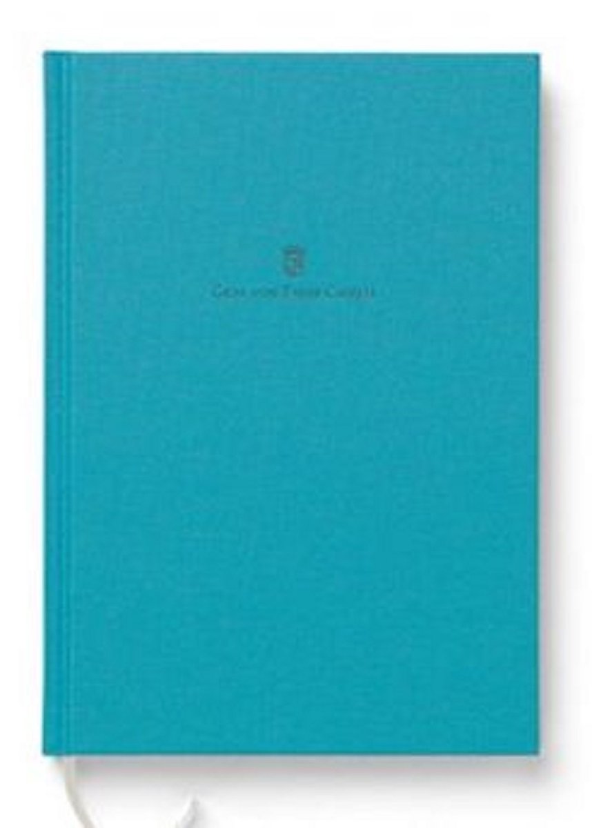 Graf von Faber-Castell - Gebonden A5 Notitieboek (21,5 x 15,3cm) - Turquoise
