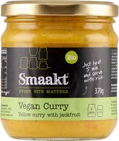 Smaakt Gele curry met jackfruit biologisch (Doos met 6 verpakkingen van 370 gram) NL-BIO-01