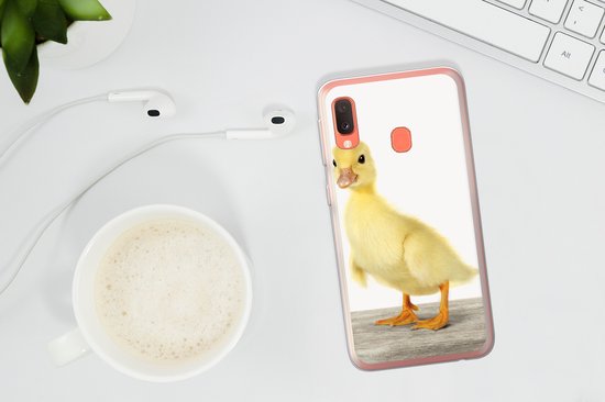 Coque Samsung Galaxy Chambre de bébé - Bébé - Caneton - Poussin Canard - Doux - Chambre de bébé - Chambre de fille - Coque de téléphone en Siliconen -