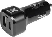 Xtorm Autolader Pro - USB + USB-C Autolader - Sigarettenaansteker USB Oplader Auto - 48W - Zwart