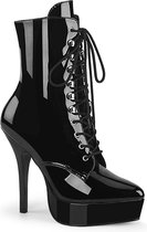 Devious Bottine -39 Chaussures- INDULGE-1020 US 9 Zwart