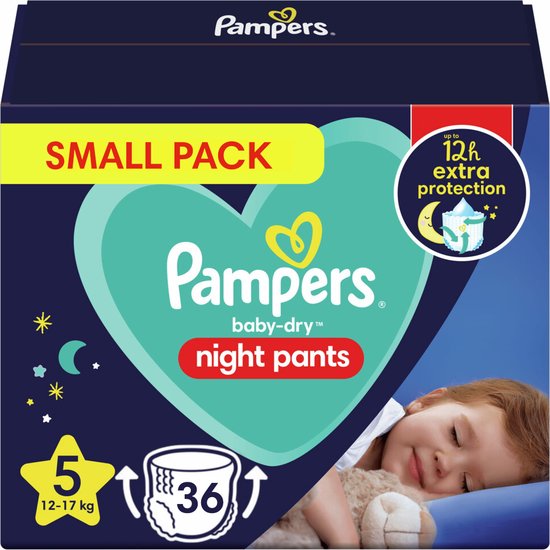 Pampers Night Pants Maat 5 Small Pack 36 luierbroekjes