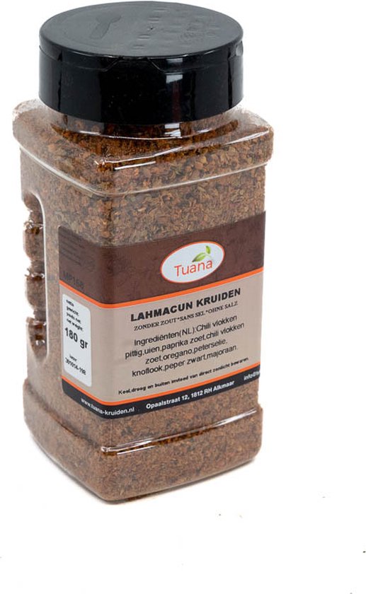 Tuana Kruiden - Turkse Pizza Kruiden (lahmacun) - Strooibus 90 Gram - Tuanashop - MP-T-0014