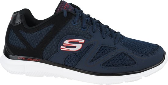 Skechers Verse - Flash Point Sneaker Heren Sneakers - Maat 40 - Mannen - blauw/rood/zwart